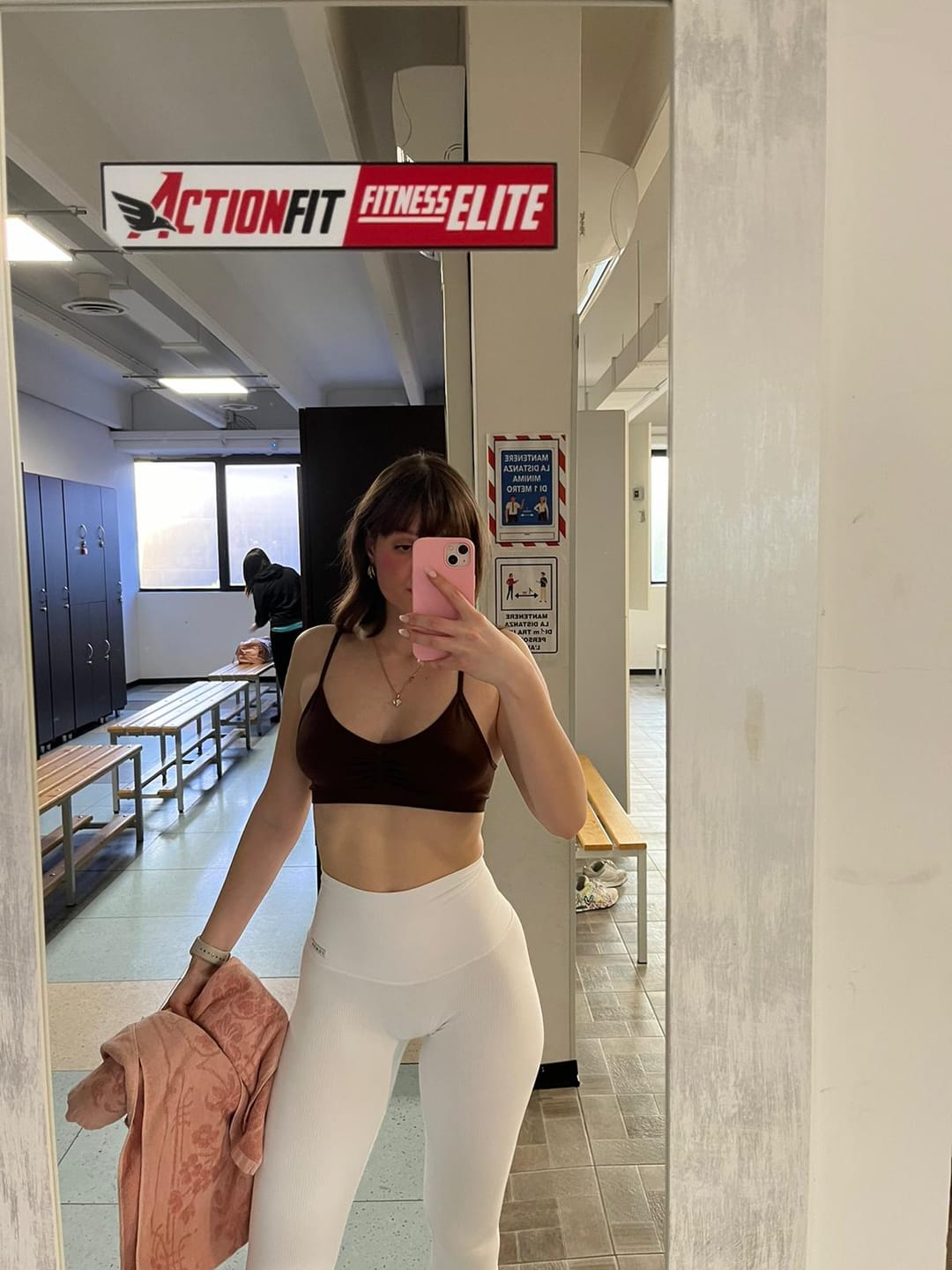 Customer photo review of Leggings CALIPSO Bianco Costine