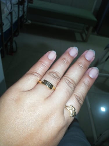 Customer photo review of Printave™ Personalized 2 Layers Ring