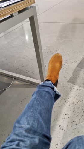 Customer photo review of מגפוני פלטפורמה דגם מתן 101 בצבע כאמל