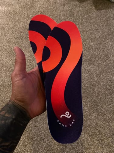 Customer photo review of Move Game Day Performance Insoles