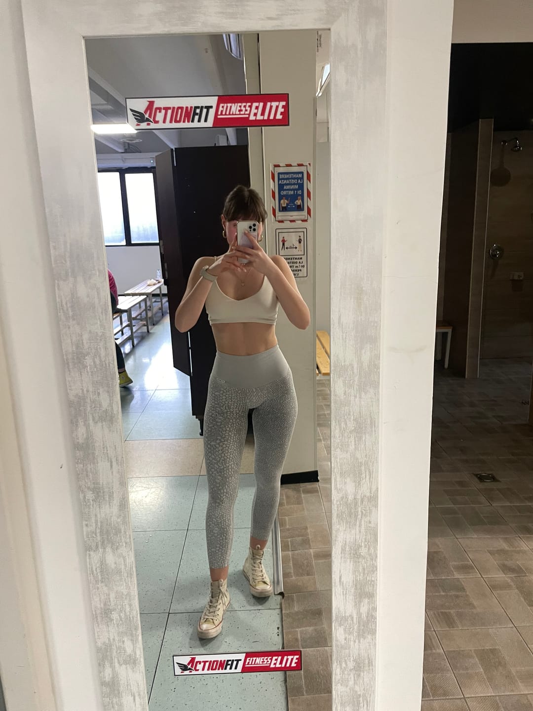 Customer photo review of Leggings Jungle Pitone Ghiaccio