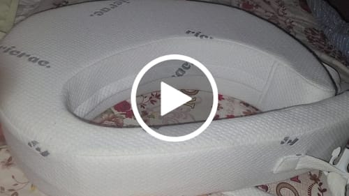 Customer video review of Wrap Around Nursing Pillow - Rollic