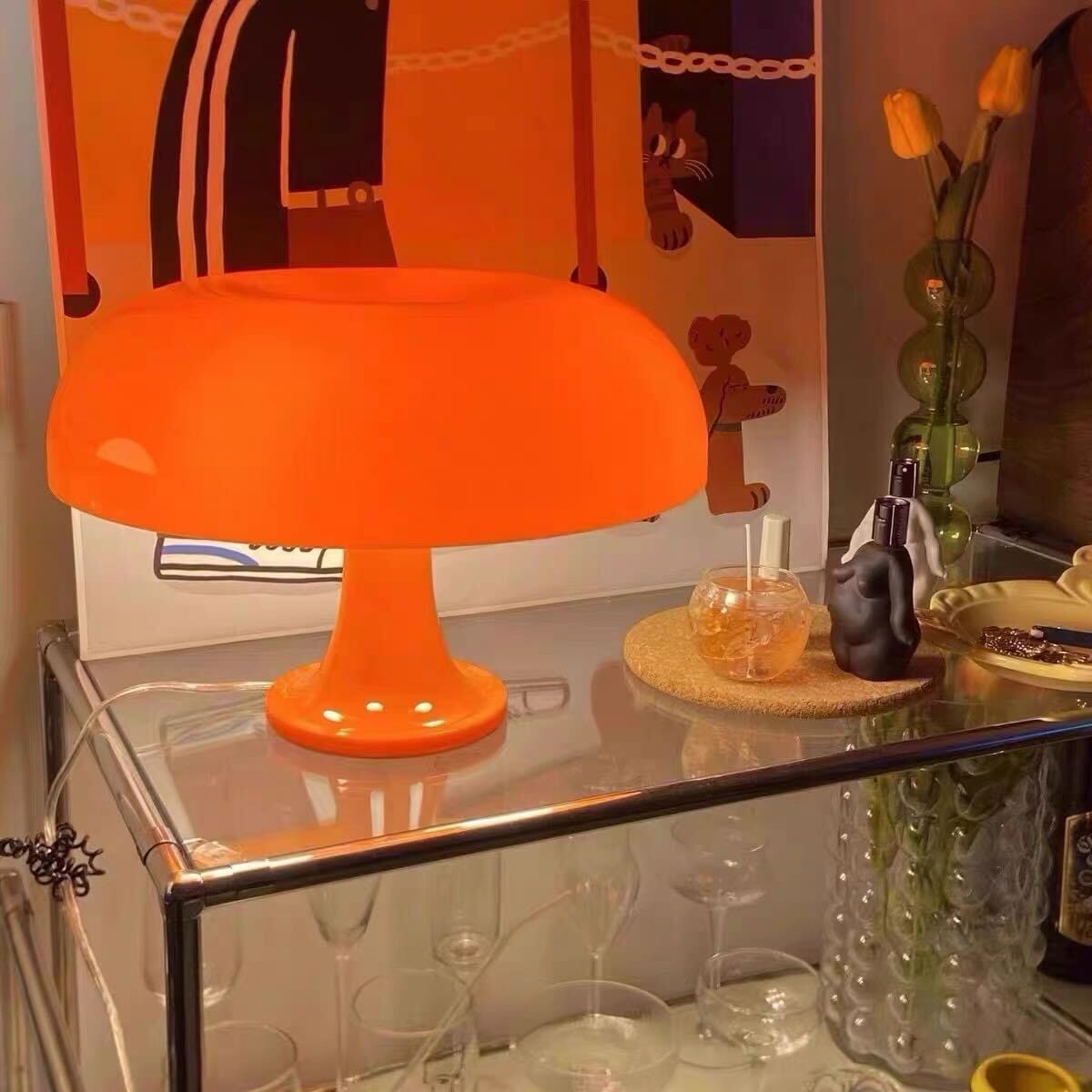 Customer photo review of Mandarin Dream Table Lamp