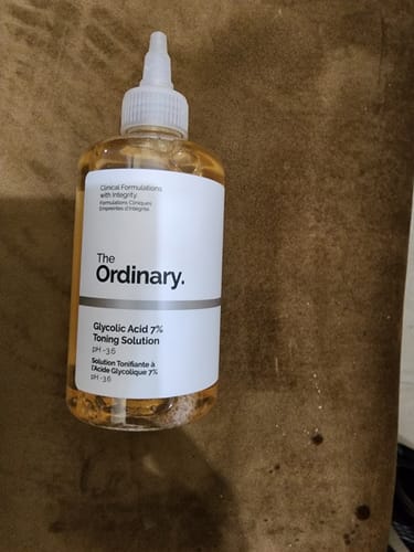 Customer photo review of محلول تونر حمض الجليكوليك 7% من ذا اورديناري - 240مل