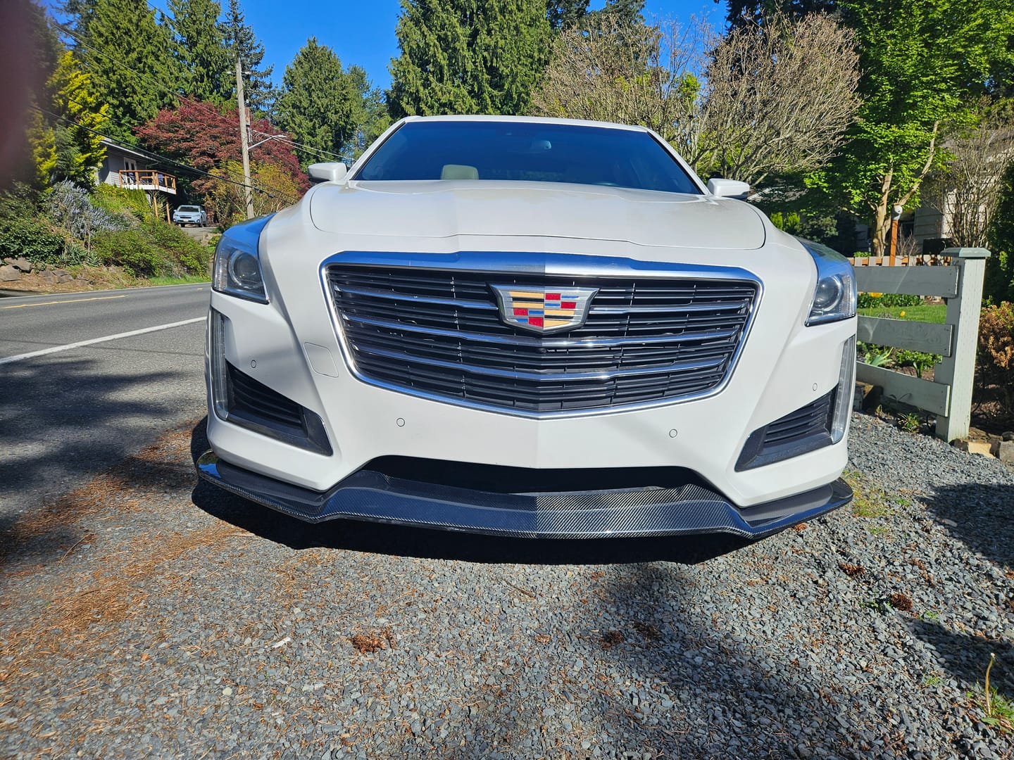 Customer photo review of 2014-19 Cadillac CTS Vsport Performance Front Splitter