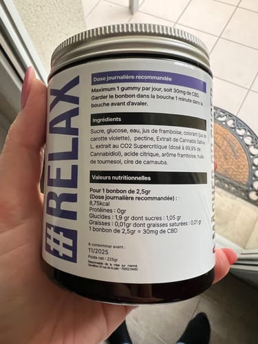 Customer photo review of Gummies Premium CBD - 2700MG