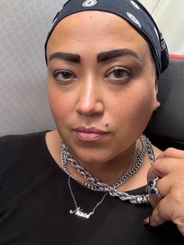 Customer photo review of Personalized Name Necklace