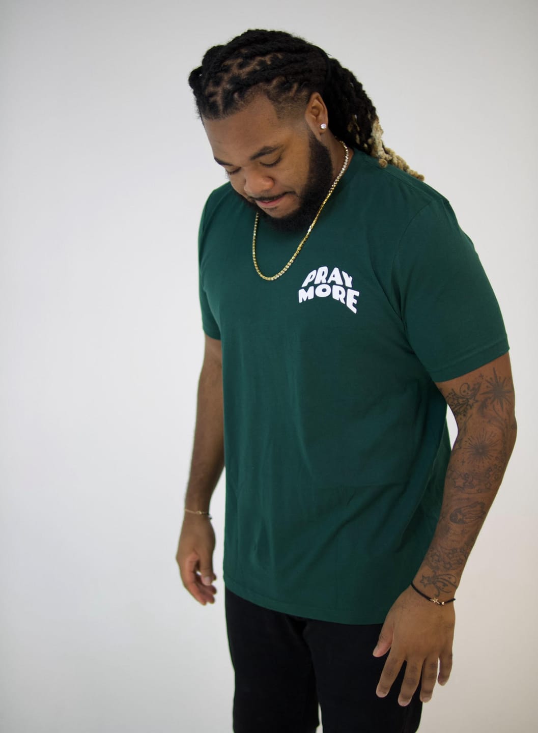 Customer photo review of Black Jesus Saves Unisex T-Shirt