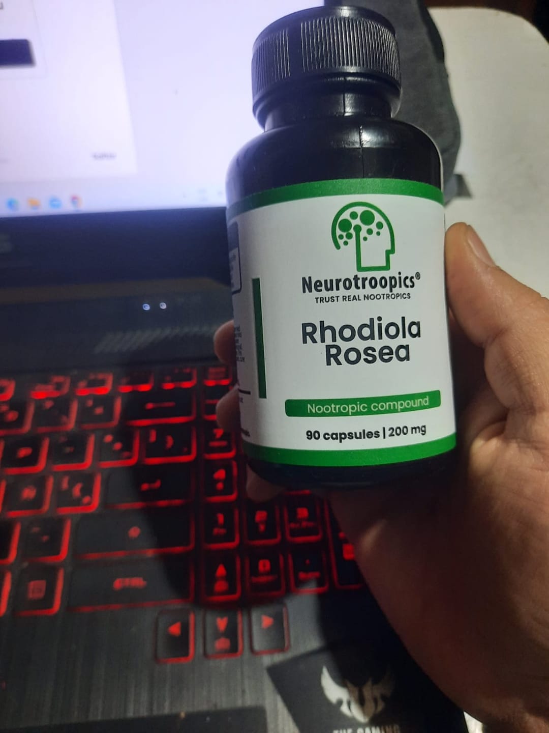 Customer photo review of Neurotroopics Rhodiola Rosea (3% rosavines y salidrosidos) - 90 Cápsulas