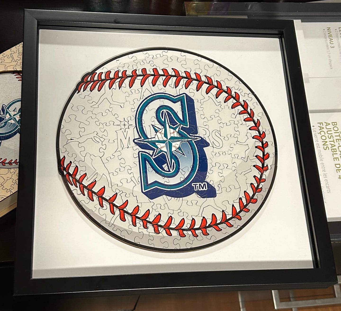 Customer photo review of Seattle Mariners™ - Wooden Puzzle