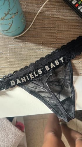 Customer photo review of LoveBomb - personalisierter Tanga