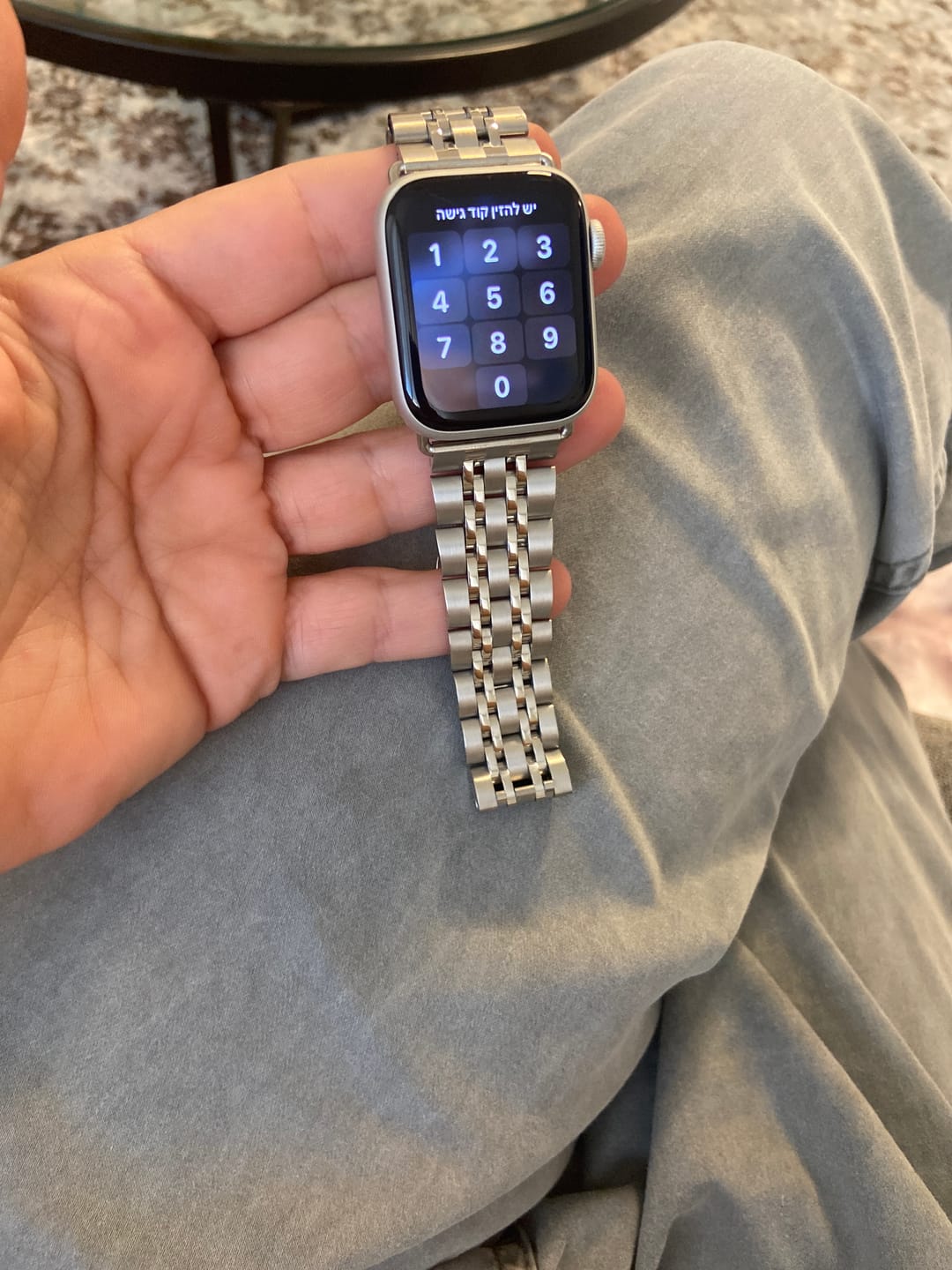 Customer photo review of Themis Stainless Band