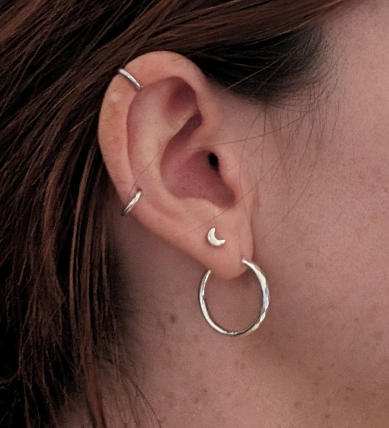 Customer photo review of Pendientes Aros Tetra