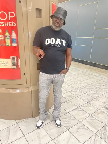 Customer photo review of X'D Out Super Stacked Denim (Grey Wash)