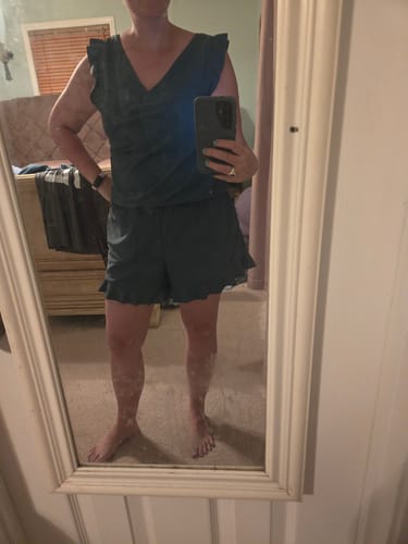 Customer photo review of ginger swim romper