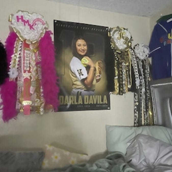 Customer photo review of Custom Sports Banner - The GOAT Softball