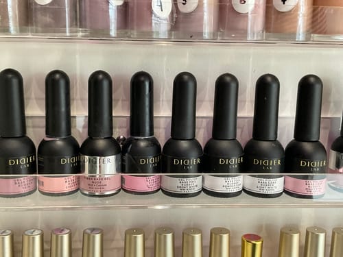 Customer photo review of Gel polish,  Rubber base coat "Didier Lab", refill, 15ml