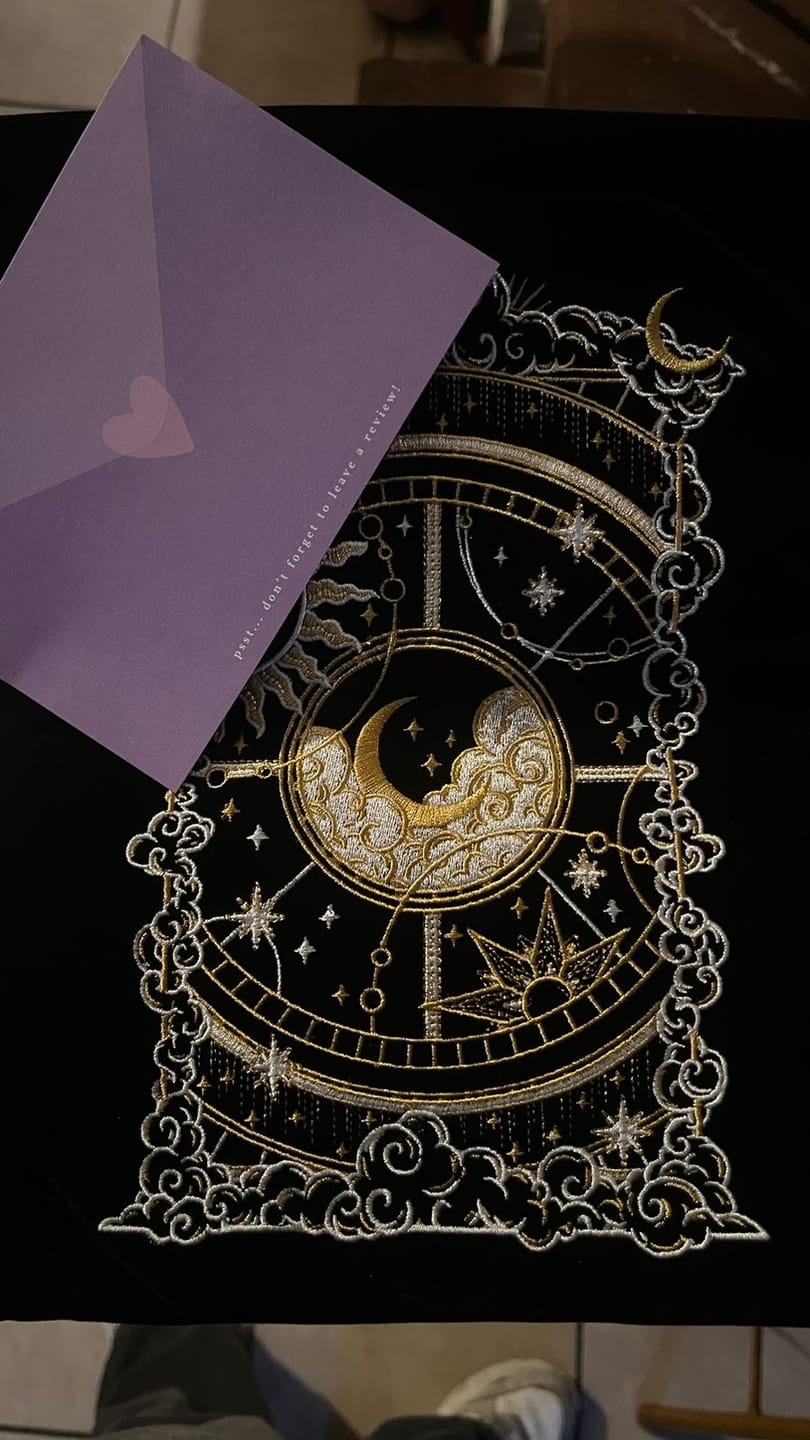 Customer photo review of Otherworldly Book & iPad Sleeve- Black