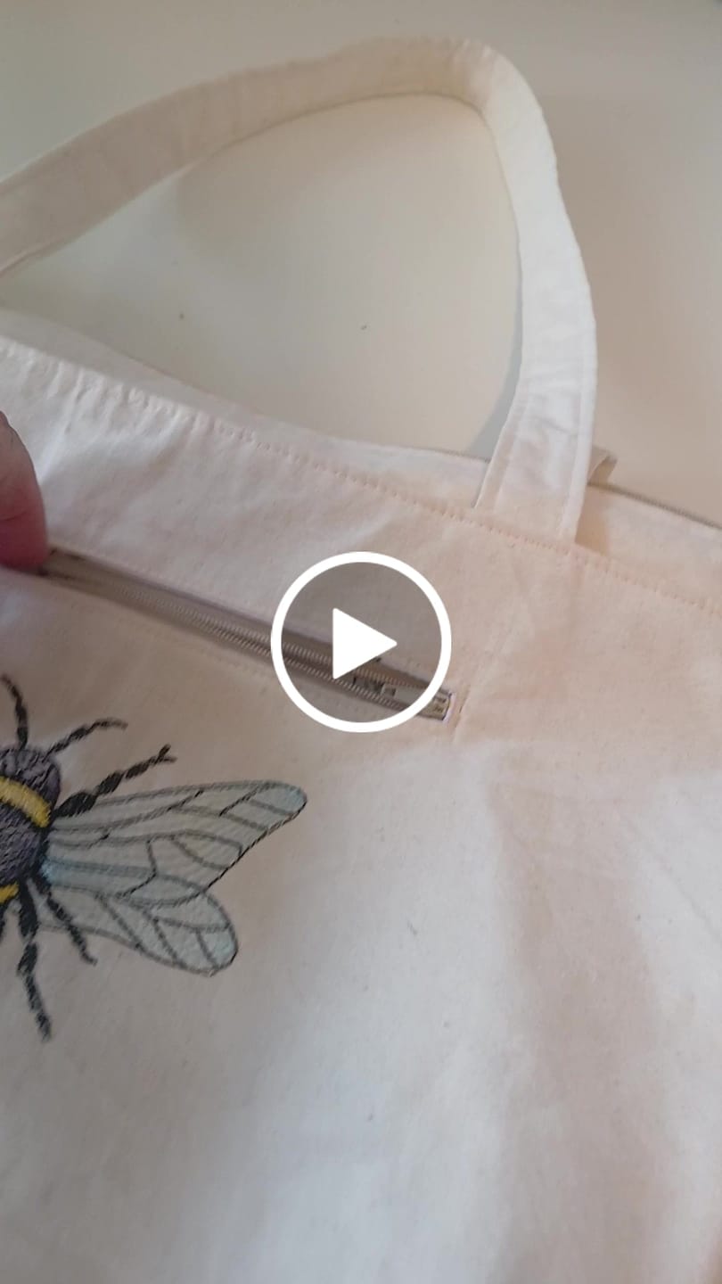 Customer video review of Bees and Dots Polycotton Fabric