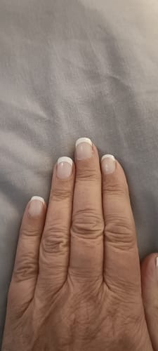 Customer photo review of White French Tip