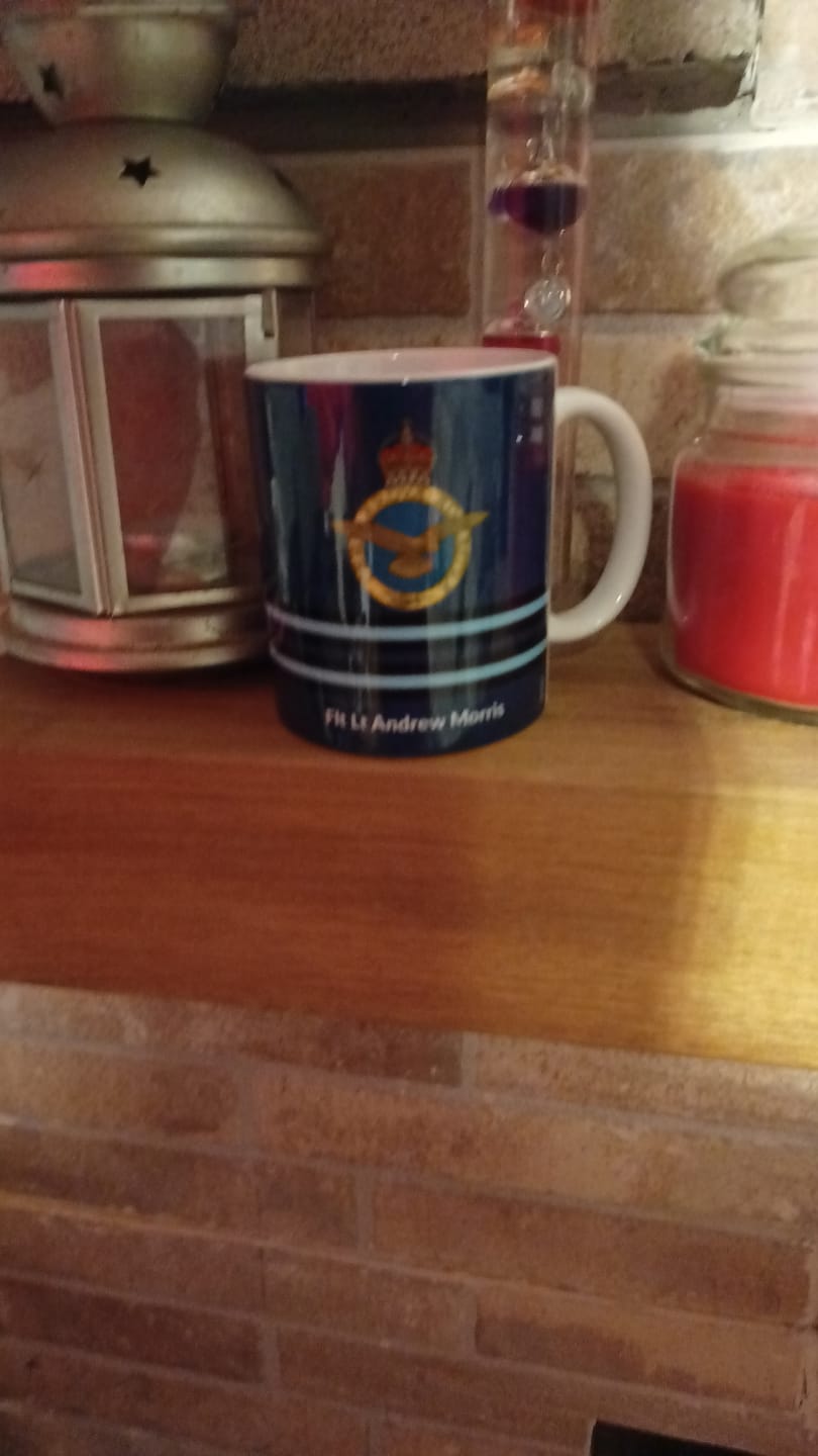 Customer photo review of Personalised RAF Officer Mug