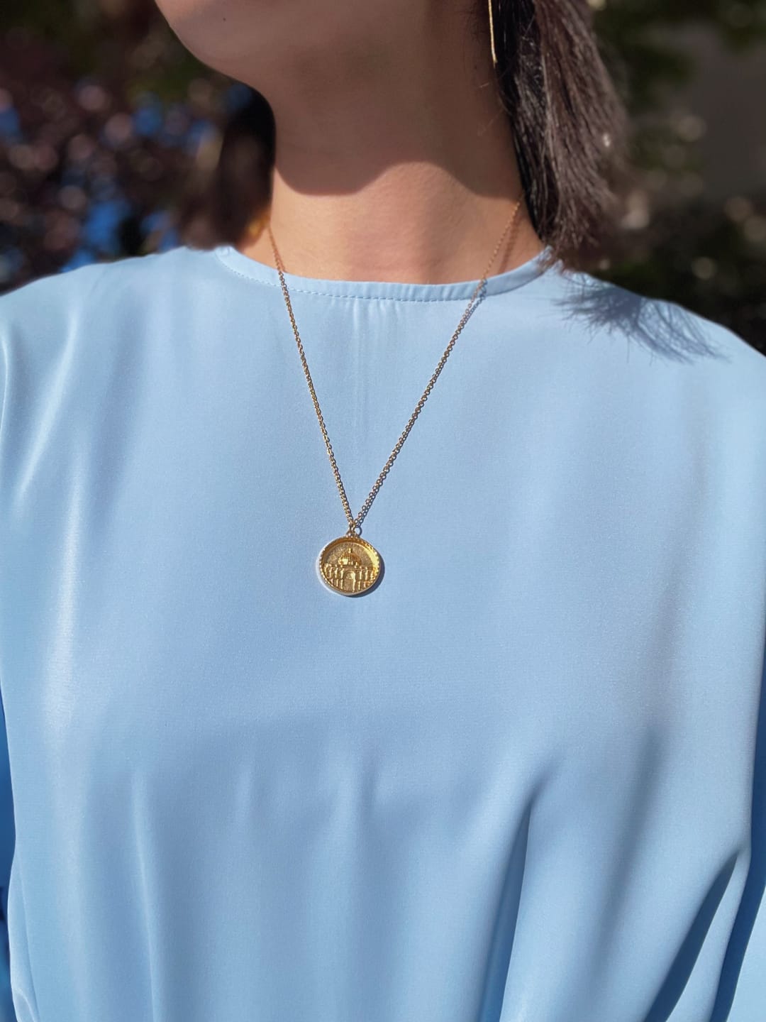 Customer photo review of Palestine Dome of Rock Necklace