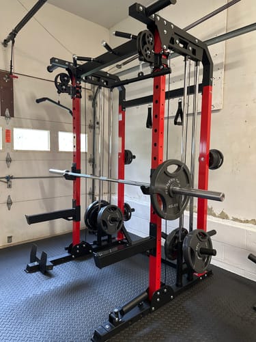 Customer photo review of Major Fitness F22 All-In-One Home Gym Power Rack