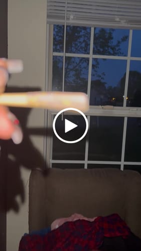 Customer video review of Blue Lotus Flower Pre Rolls