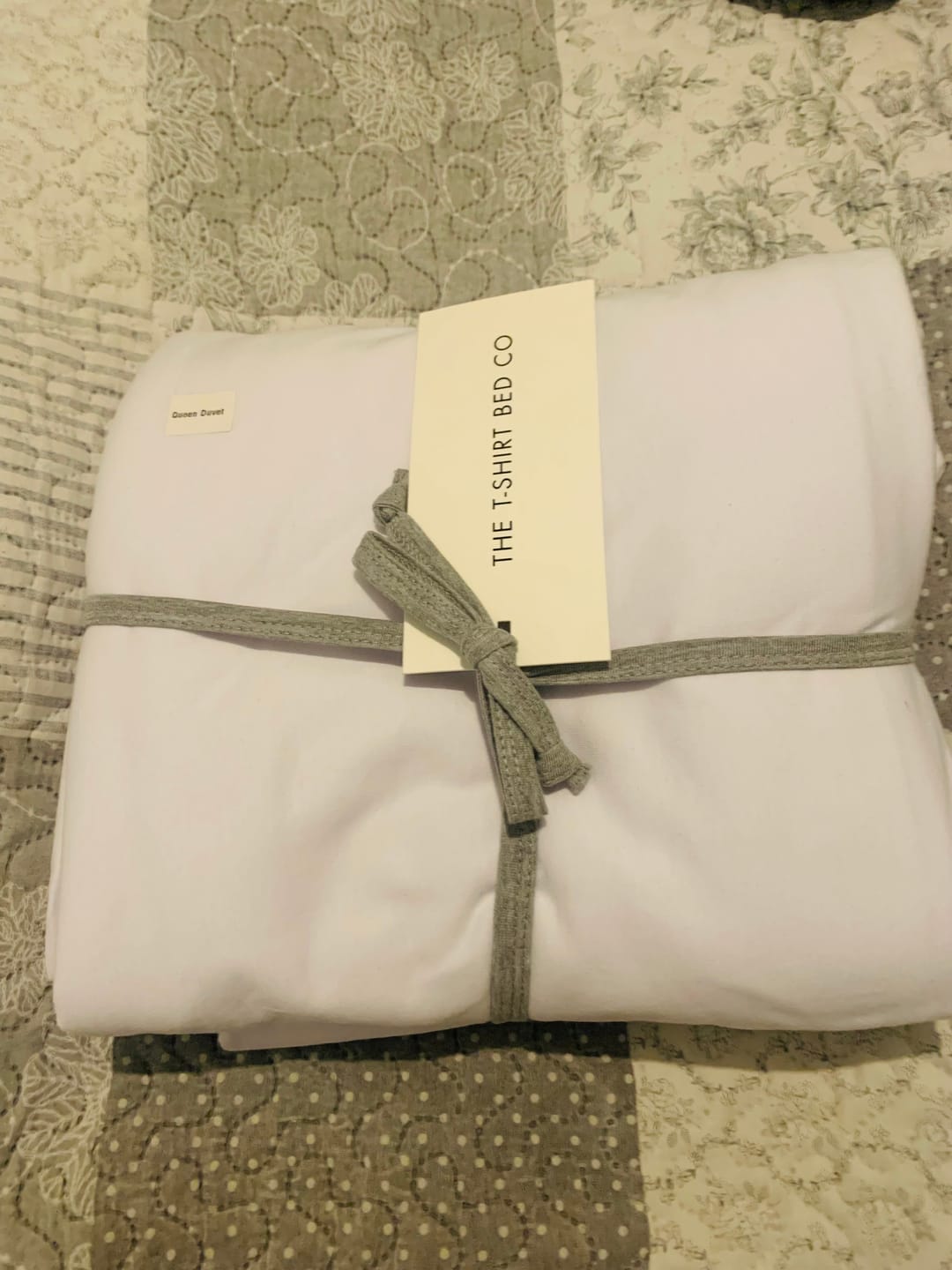 Customer photo review of Scandinavian White Duvet Cover Set