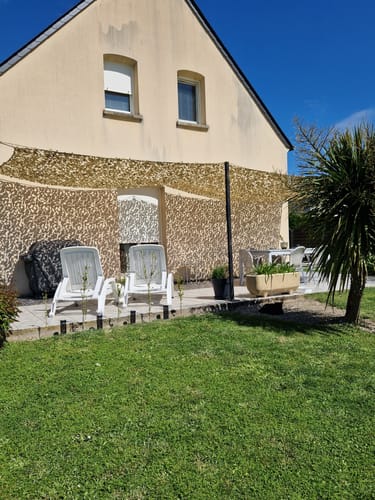 Customer photo review of Filet de camouflage renforcé sable
