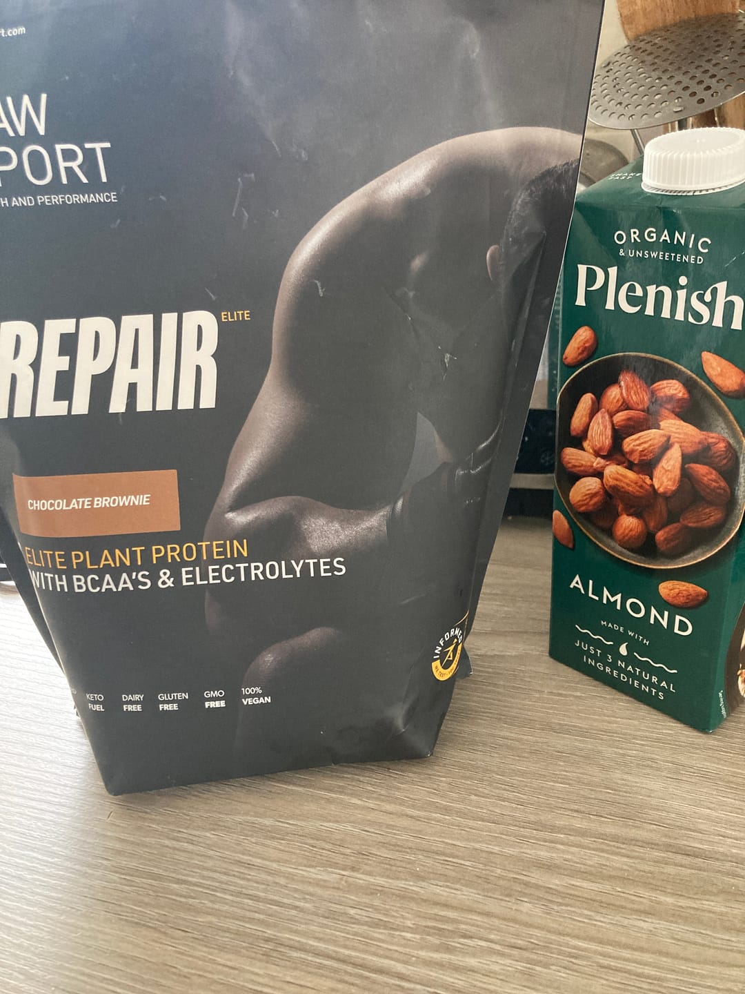 Customer photo review of Elite Repair Protein Powder