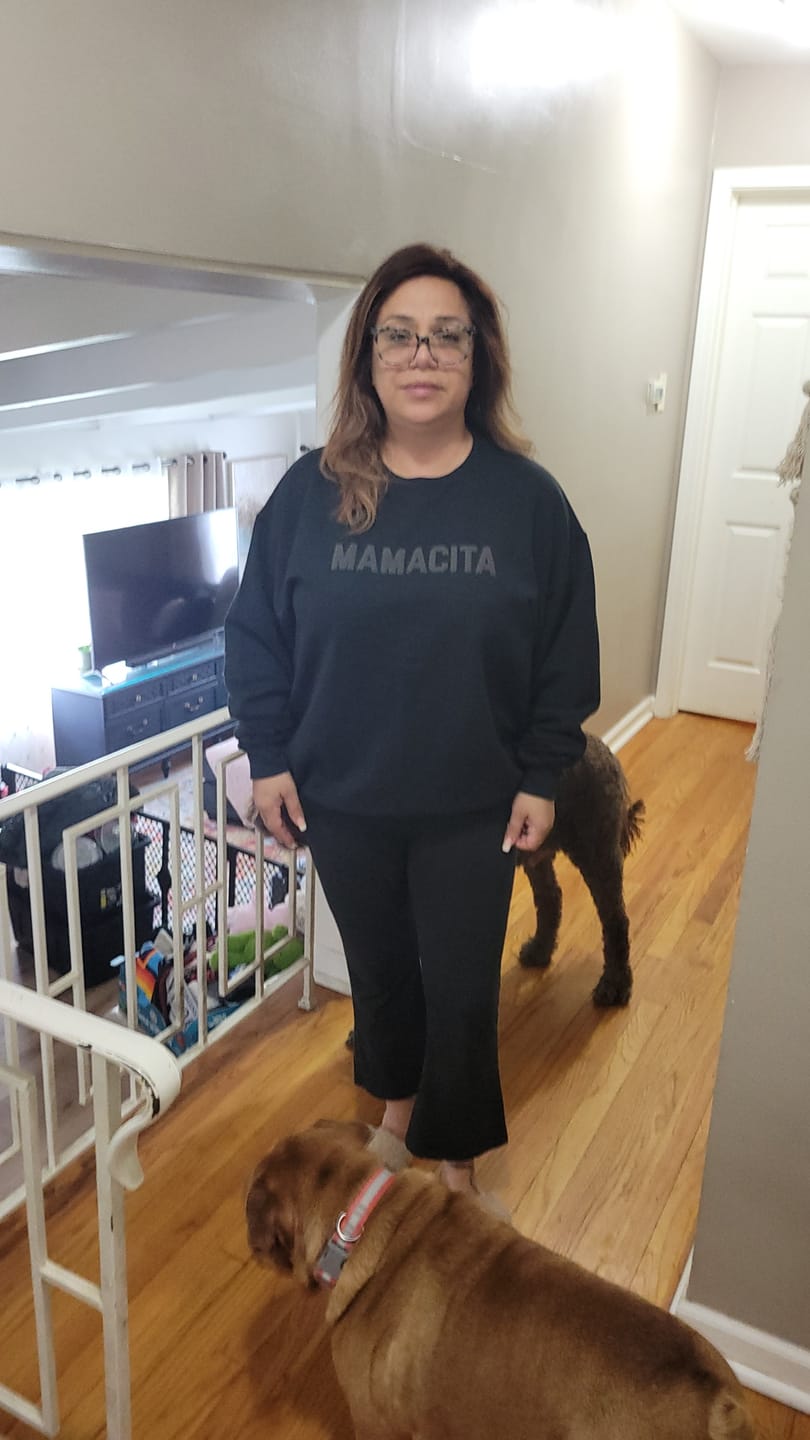 Customer photo review of MAMACITA • Tonal Pullover