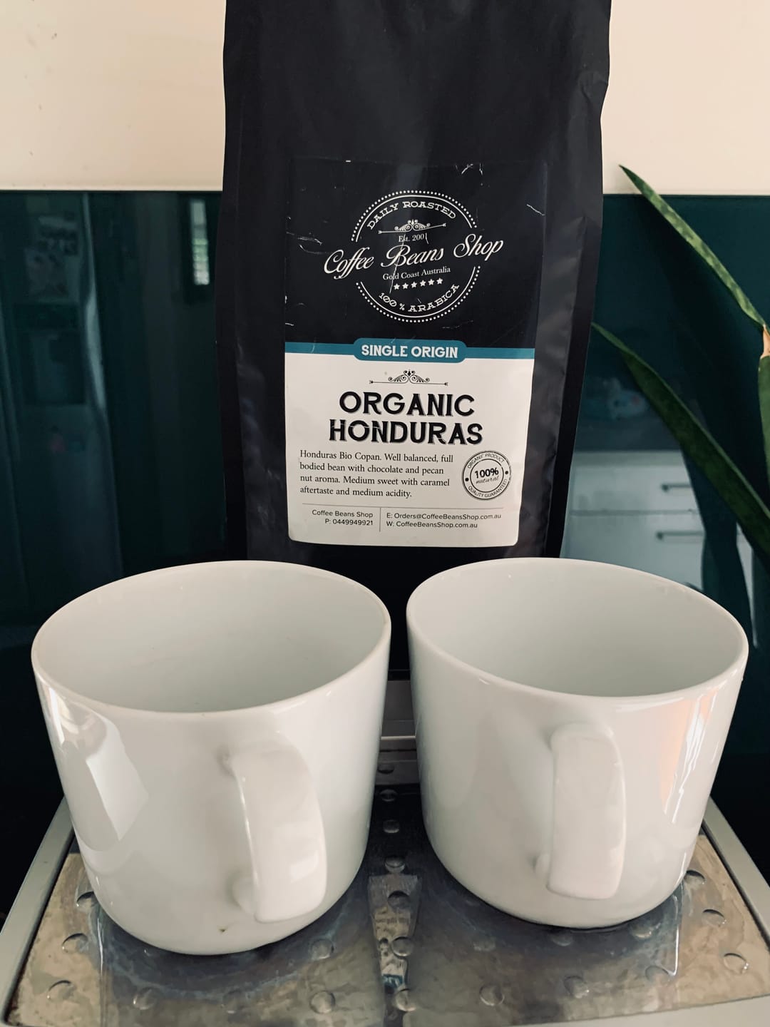 Customer photo review of Organic Honduras Coffee Beans
