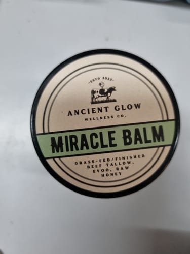 Customer photo review of Miracle Balm Tallow & Honey