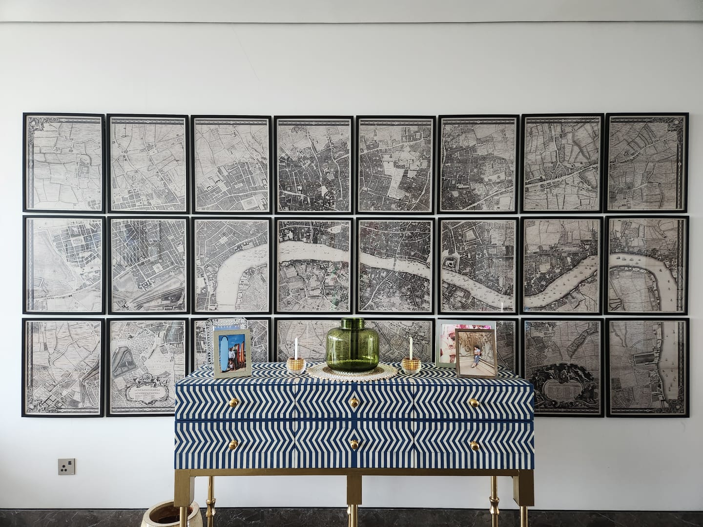 Customer photo review of Complete Large Map of London in 1746 by John Rocque