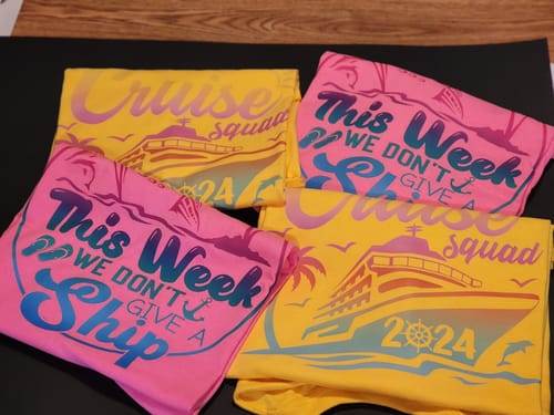 Customer photo review of Custom DTF Gang Sheet 22 x 60