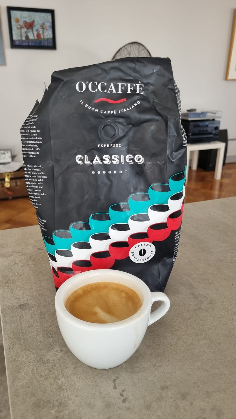Customer photo review of Occaffe Grano Espresso Classico Professional 1kg