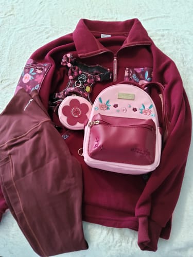 Customer photo review of Mable's Meadow Mini Backpack
