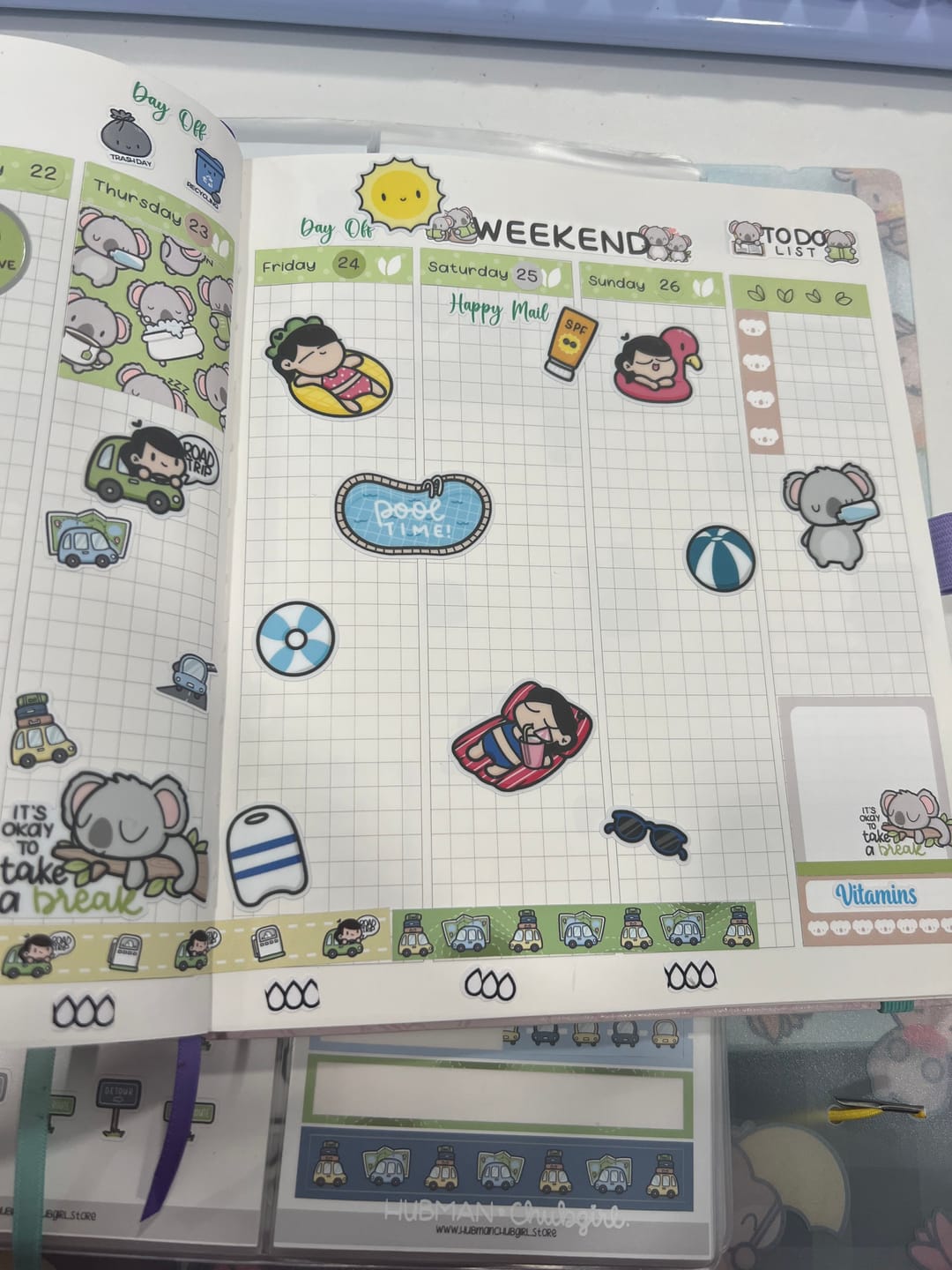 Customer photo review of Pool Party Sticker Sheet