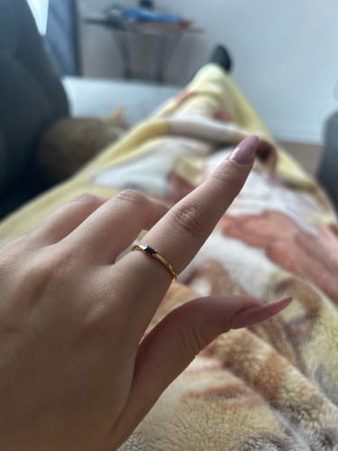 Customer photo review of Dawn Ring - Gold Vermeil