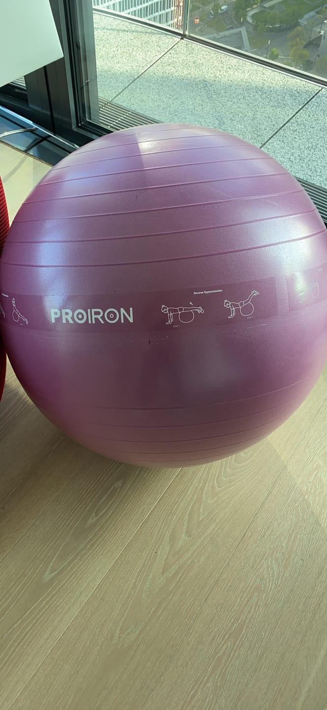 Customer photo review of Pelotas de Yoga y Pilates de 65CM