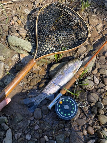 Customer photo review of Upstream Wide Bamboo + Copper Fly Fishing Net