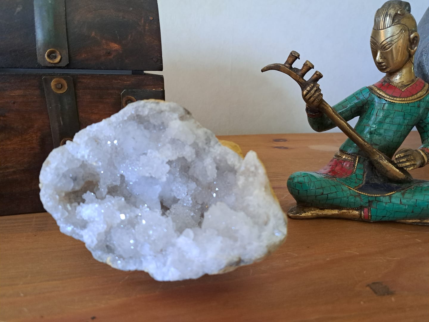 Customer photo review of Géode de quartz