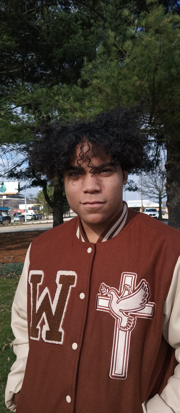 Customer photo review of Brown Grace Varsity Unisex Jacket
