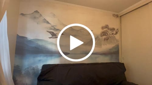 Customer video review of Papel Mural Calma