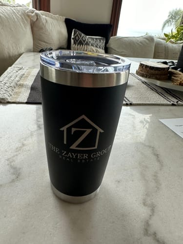 Customer photo review of (6) Custom Laser Engraved - 20oz Tumblers