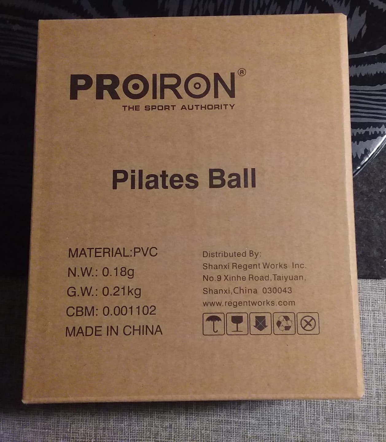 Customer photo review of Pelota de Pilates de 25CM