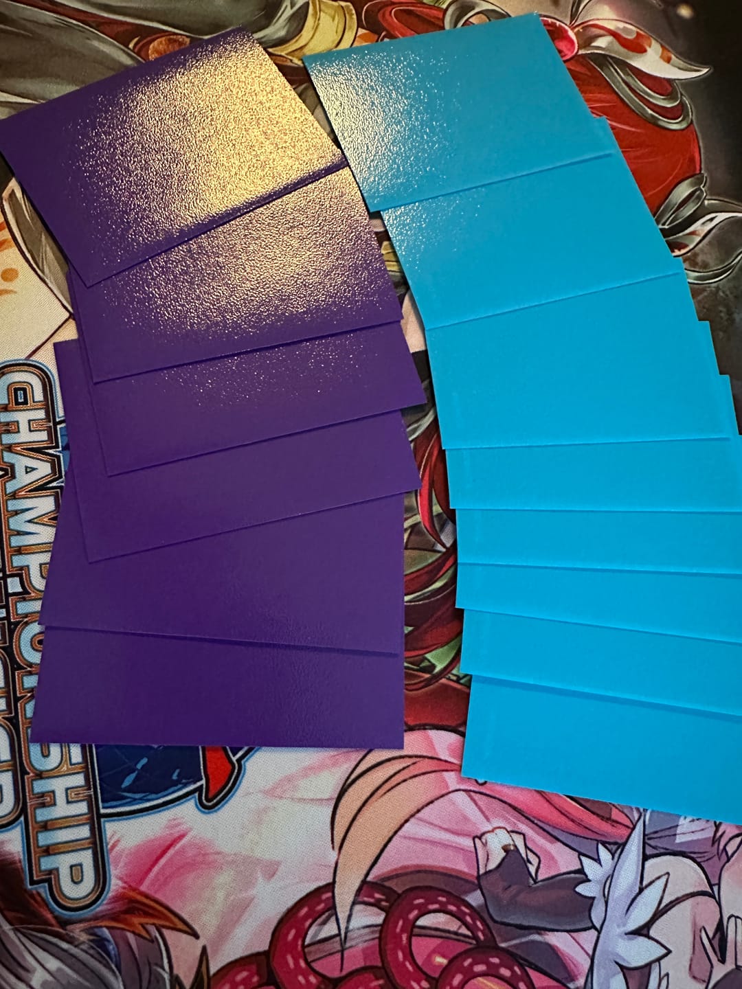 Customer photo review of Baba Sleeves Matte Purple / Lila Hüllen