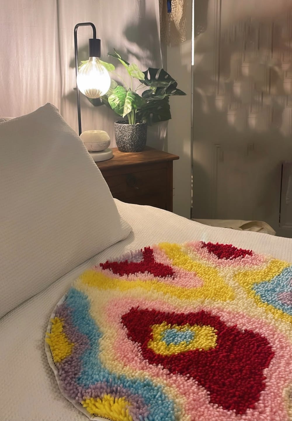 Customer photo review of PSYCHEDELIA Rug Making Kit