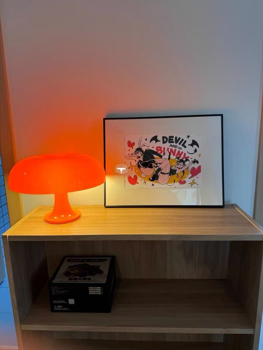 Customer photo review of Mandarin Dream Table Lamp